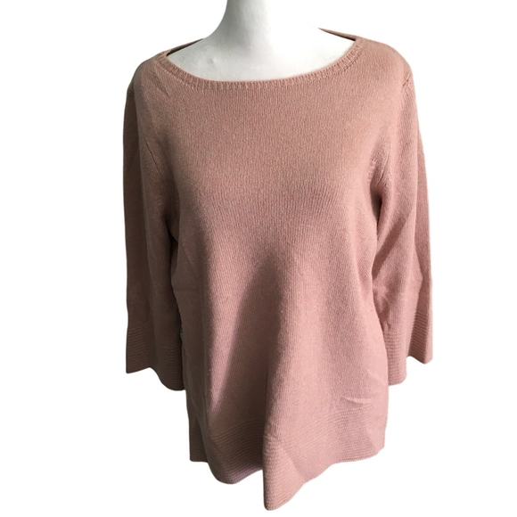 Benedetta B Pink Wool-Cashmere Sweater Size L - Minimalist, Cozy, Elegant - Picture 1 of 6